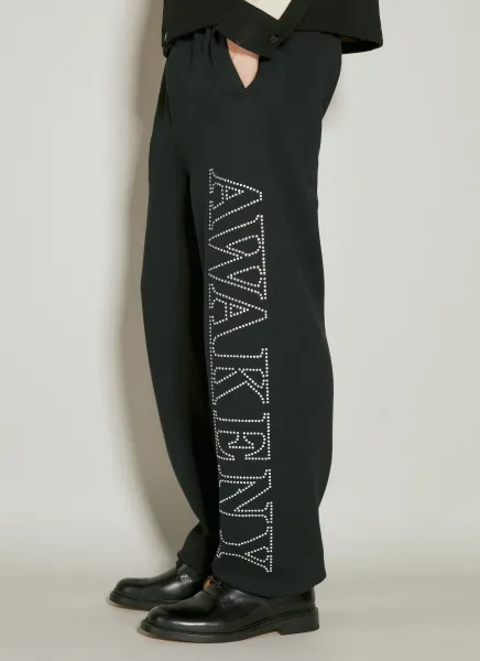 Rhinestone Track Pants