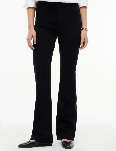 Tommy Hilfiger Mid Rise Bootcut Jeans Black