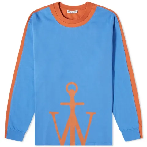 Long Sleeve Half Anchor T-Shirt