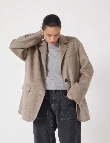 HUSH Pure Wool Double Faced Blazer