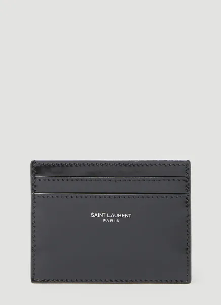 Patent Leather Logo Cardholder