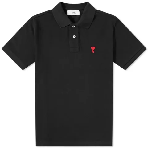 AMI A Heart Logo Polo