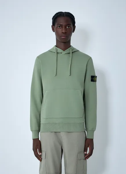 Logo Motif Hooded Sweatshirt