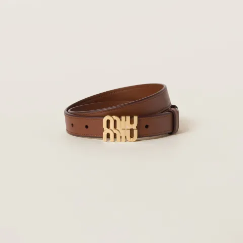 Leather belt