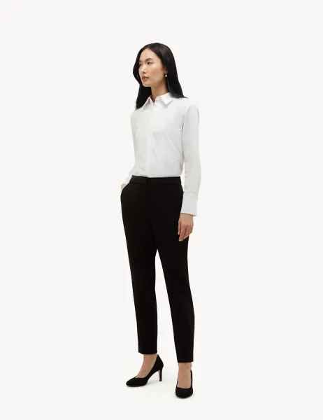 Hobbs Slim Fit Ankle Grazer Trousers Black