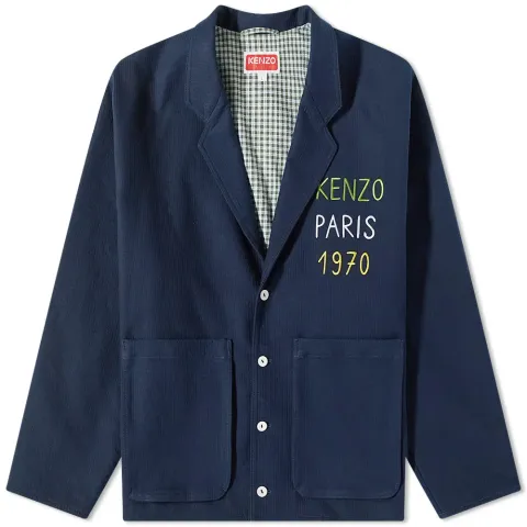 Embroidered Logo Workwear Jacket