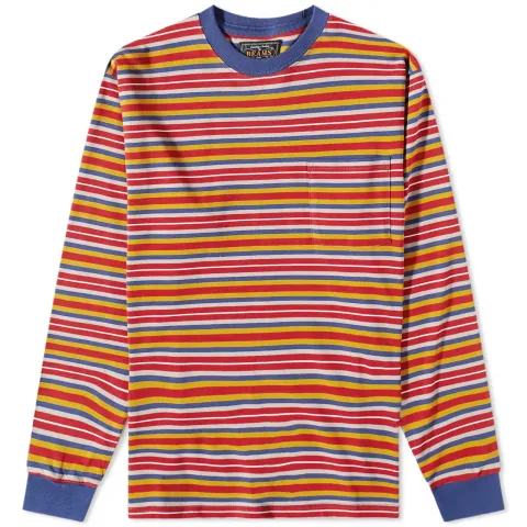 Multi Stripe Pocket T-Shirt