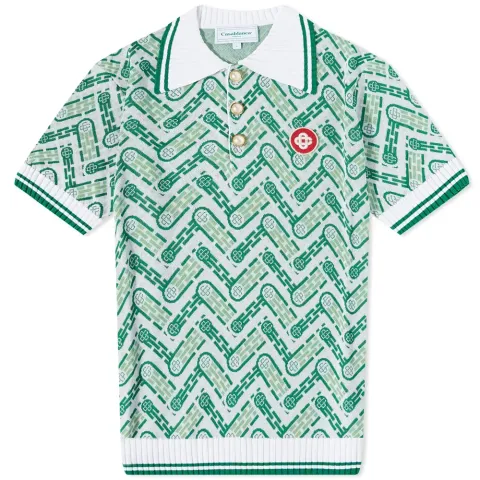 Monogram Knit Polo