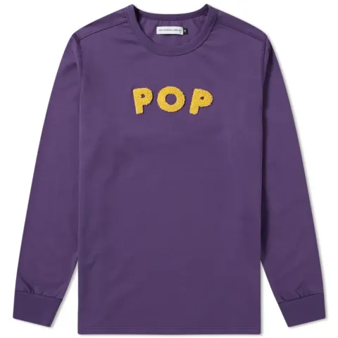 Long Sleeve Logo Applique Tee
