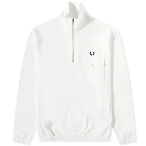 Half-Zip Funnel Neck Sweat