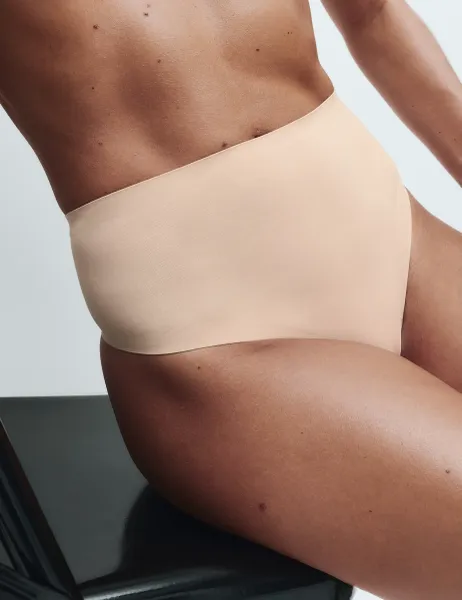 Body by M&S Cotton Rich Body Invisibles Shaping Thong Opal