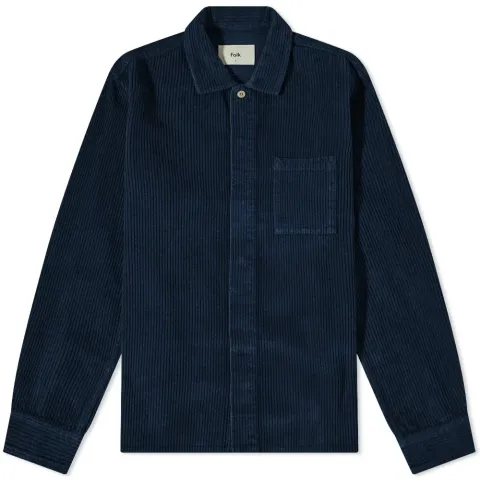 Heavy Cord Patch Shirt