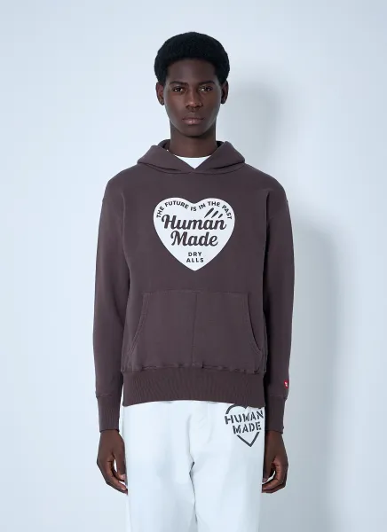 Logo Motif Hooded Sweatshirt