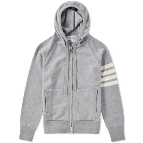 Arm Stripe Cashmere Hoody