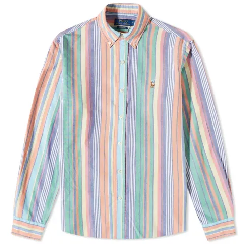 Funmix Stripe Button Down Shirt