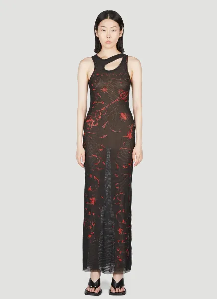 Mesh Maxi Dress