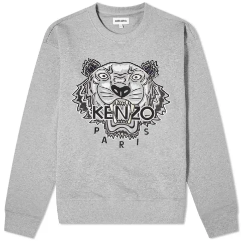 Embroidered Tiger Varsity Sweat