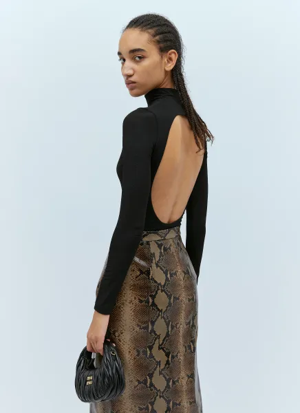 Loyra Open-Back Bodysuit