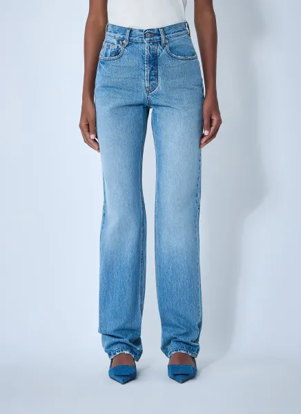 Le De-Nimes Droit Jeans