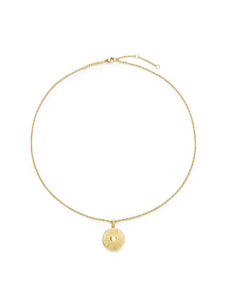 D. Louise Heart Talisman Necklace