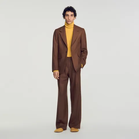 Wool suit jacket