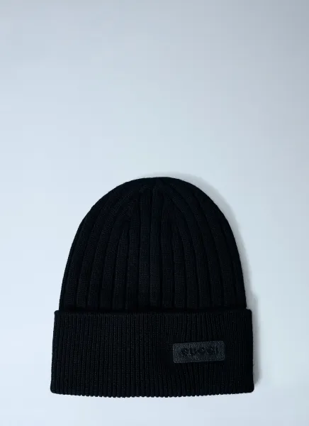Logo Motif Beanie Hat