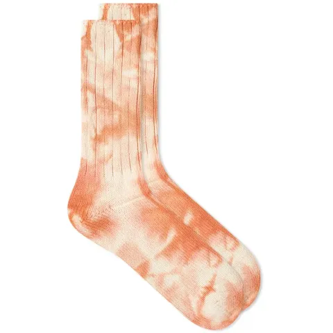 Uneven Dye Crew Sock