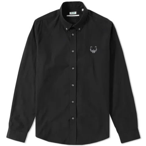 Button Down Tiger Twill Shirt