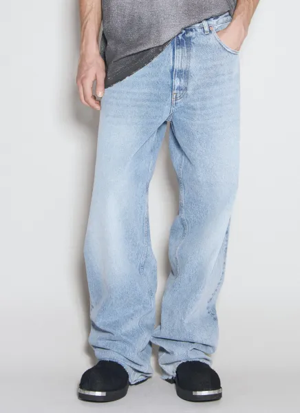 Jeans With Built-In Jersey Drawstring Waistband