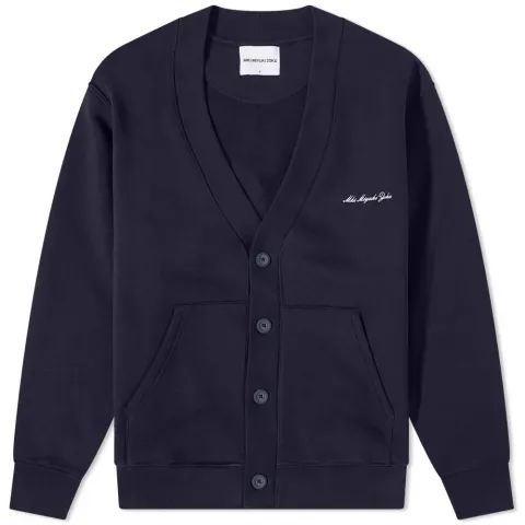 Embroidered Embassy Logo Sweat Cardigan