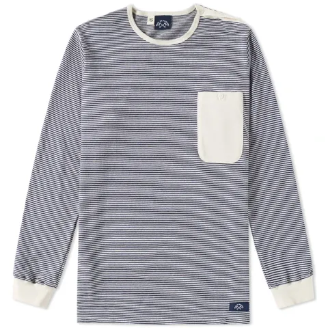 Long Sleeve Mariniere Pocket Tee