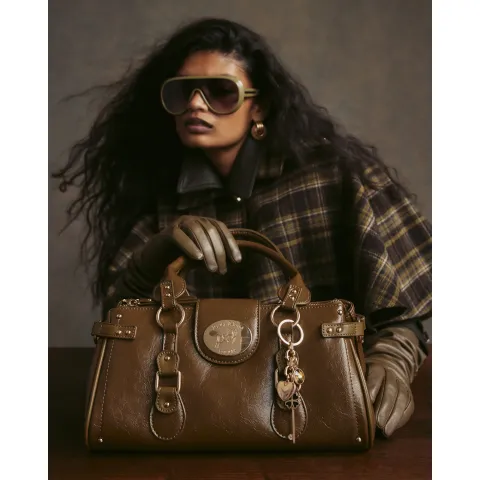 River Island Medium Front Buckle Charm Tote Bag