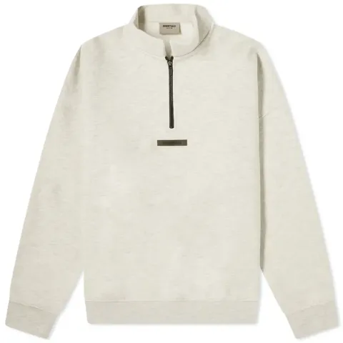 Mock Neck Half Zip Sweat
