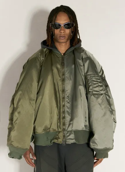 Double-Sleeve Bomber Jacket