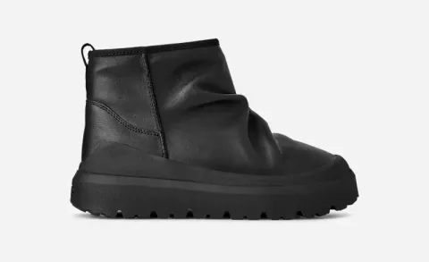 Heritage Utility Mini Noir for Men, Leather/Polyester/Wool