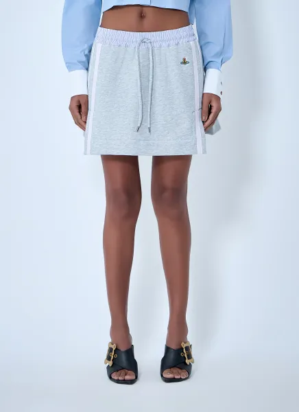 Elasticated Waistband Skirt with Logo Detail