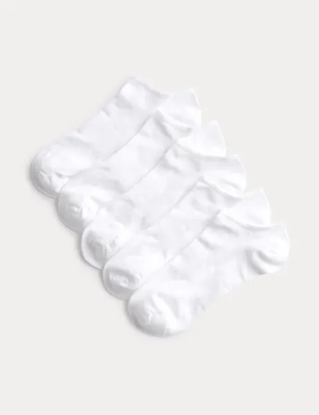 Goodmove 5 Pack Microfibre Trainer Liners White