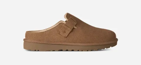 Kalvin Clog for Men, Suede/Polyester/Wool