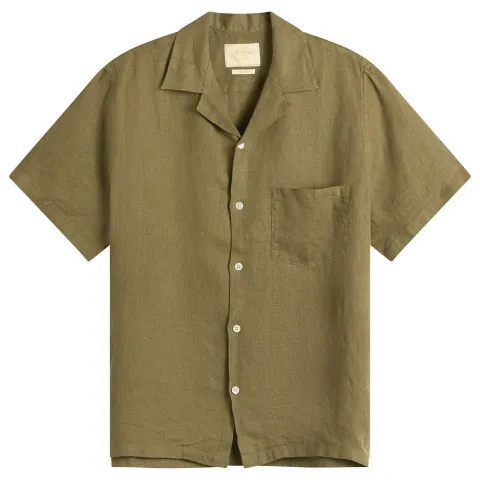 Linen Camp Vacation Shirt