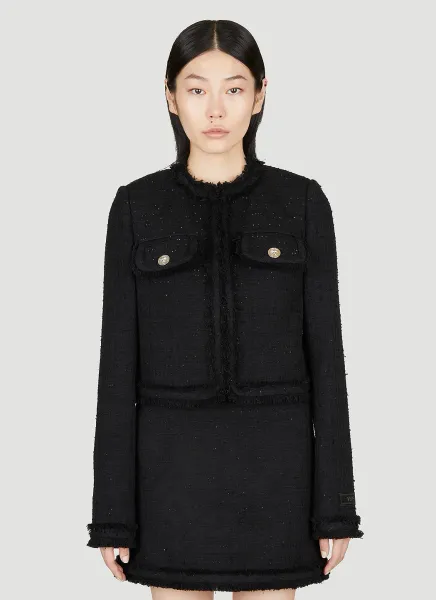 Tweed Cardigan Jacket