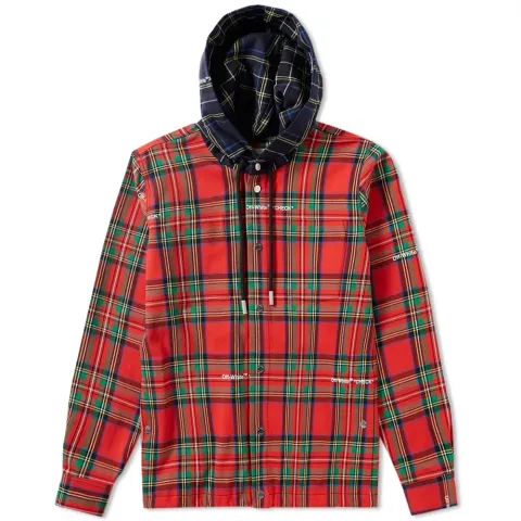 Hooded Check Shirt