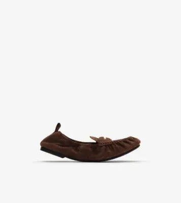 Suede Fawn Loafers in Hazel brown