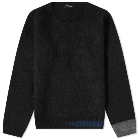 Crew Neck Back Logo Knit