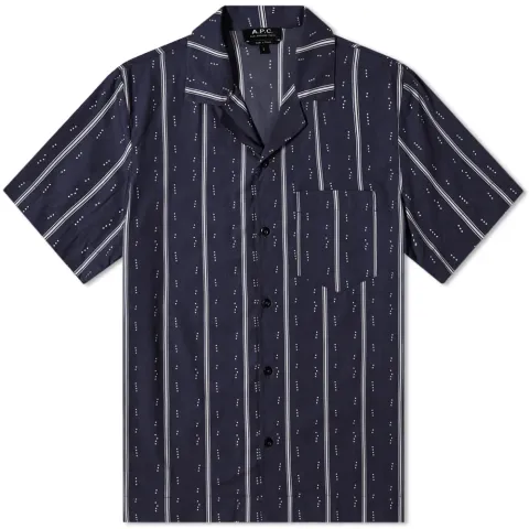 A.P.C. Edd Stripe Vacation Shirt