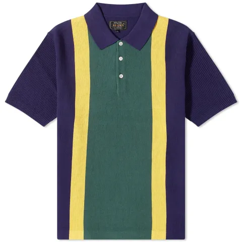 Stripe Knitted Polo