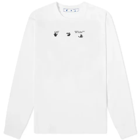 Long Sleeve Blue Marker T-Shirt