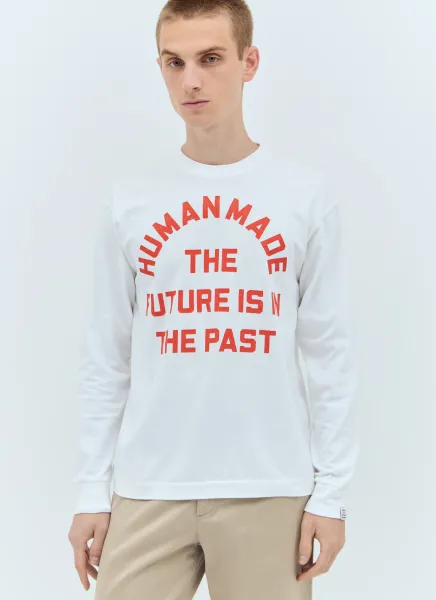 Graphic Print Long-Sleeve T-Shirt