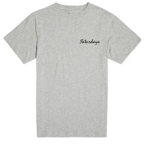 Saturdays Chest Script Tee