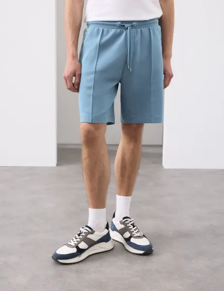 Autograph Regular Fit Elasticated Waist Shorts Light Blue
