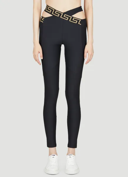 Greca Crossover Leggings